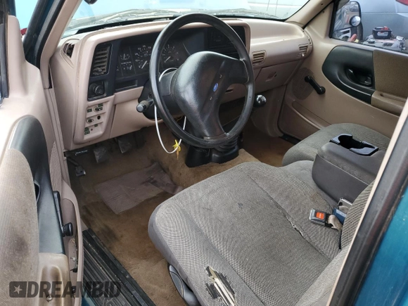 1993 Ford Ranger XLT with VIN 1FTDR15X8PPA52934, listed as a Copart auction lot 75348384 with 259,945 mi miles and Salvage Title. Bid and sale history available at DreamBid. Image 8.