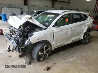2017 Hyundai Tucson Sport z VIN KM8J33A21HU491272, wystawiony jako Copart lot #54858435 z przebiegiem 77 610 mil mil oraz Szkody całkowita. Historia ofert i sprzedaży dostępna na DreamBid. Obrazek 1.