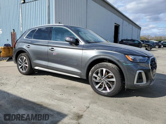 2023 Audi Q5 S line Premium Plus z VIN WA1EAAFY6P2052165, wystawiony jako Copart lot #52523495 z przebiegiem Nie podano mil oraz Szkody całkowita. Historia ofert i sprzedaży dostępna na DreamBid. Obrazek 4.