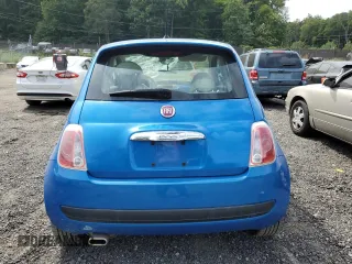 2015 FIAT 500 Pop with VIN 3C3CFFAR0FT582161, listed as a Copart auction lot 71490794 with 88,262 mi miles and Salvage Title. Bid and sale history available at carsss.com. Image 6.