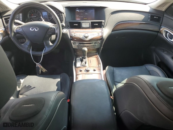 2017 Infiniti Q70L 3.7 with VIN JN1BY1PP9HM170603, listed as a Copart auction lot 72151494 with 36,234 mi miles and Salvage Title. Bid and sale history available at carsss.com. Image 8.