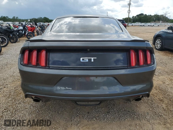 2017 Ford Mustang GT with VIN 1FA6P8CF2H5250543, listed as a Copart auction lot 61125835 with 52,650 mi miles and Salvage title. Bid and sale history available at DreamBid. Image 6.