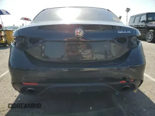 2018 Alfa Romeo Giulia Ti Sport with VIN ZARFAECN0J7591456, listed as a Copart auction lot 51618733 with 0 mi miles. Bid and sale history available at carsss.com. Image 6.