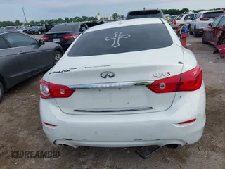 2015 Infiniti Q50 Premium z VIN JN1BV7APXFM352327, wystawiony jako IAAI lot #42367983 z przebiegiem 110 636 mil mil oraz . Historia ofert i sprzedaży dostępna na DreamBid. Obrazek 16.