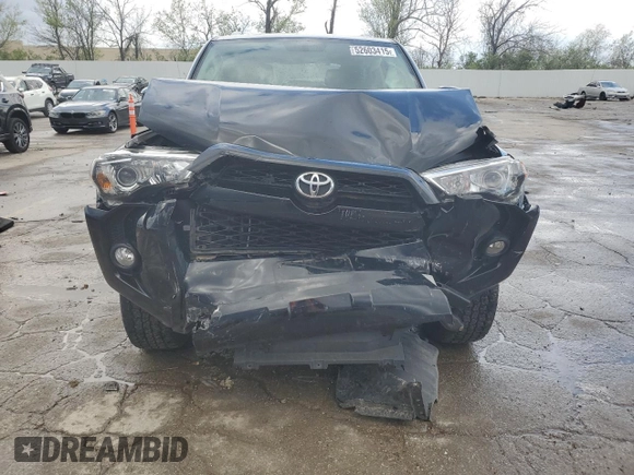 2018 Toyota 4Runner SR5 with VIN JTEBU5JR6J5583875, listed as a Copart auction lot 52603415 with 68,125 mi miles and Salvage title. Bid and sale history available at DreamBid. Image 5.