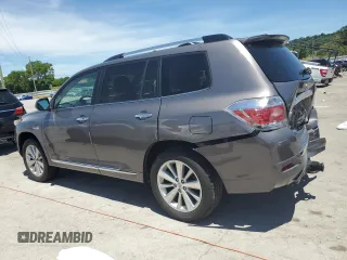 2011 Toyota Highlander Hybrid Limited with VIN JTEDC3EH6B2001214, listed as a Copart auction lot 61385054 with 0 mi miles and Salvage Title. Bid and sale history available at carsss.com. Image 2.
