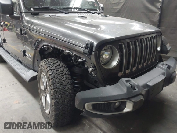 2019 Jeep Wrangler Unlimited Sahara с VIN 1C4HJXEN8KW588369, выставлен на аукционе IAAI как лот 42581061 с пробегом 90 710 миль миль и . История ставок и продаж доступна на DreamBid. Изображение 6.