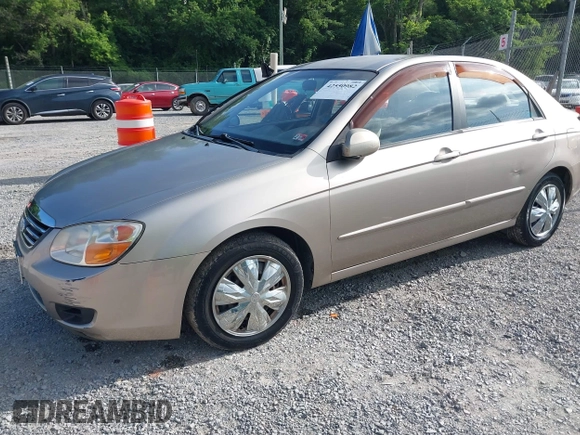 2008 Kia Spectra EX z VIN KNAFE122785581489, wystawiony jako IAAI lot #42550982 z przebiegiem 121 489 mil mil oraz . Historia ofert i sprzedaży dostępna na DreamBid. Obrazek 2.
