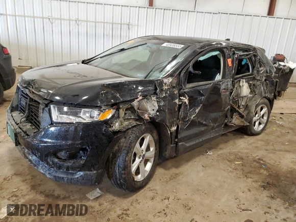 2017 Ford Edge SE with VIN 2FMPK4G9XHBC66247, listed as a Copart auction lot 48938555 with 0 mi miles and Clean Title. Bid and sale history available at carsss.com. Image 1.