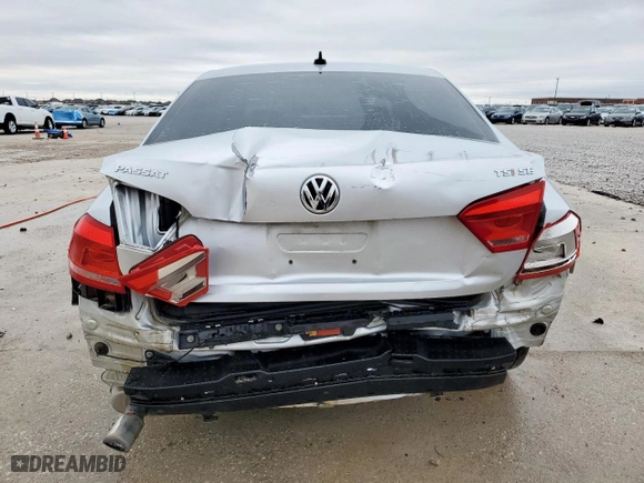 2015 Volkswagen Passat 1.8T SE w/Sunroof & Nav with VIN 1VWBT7A32FC048055, listed as a Copart auction lot 51854075 with 130,743 mi miles and Salvage Title. Bid and sale history available at carsss.com. Image 6.