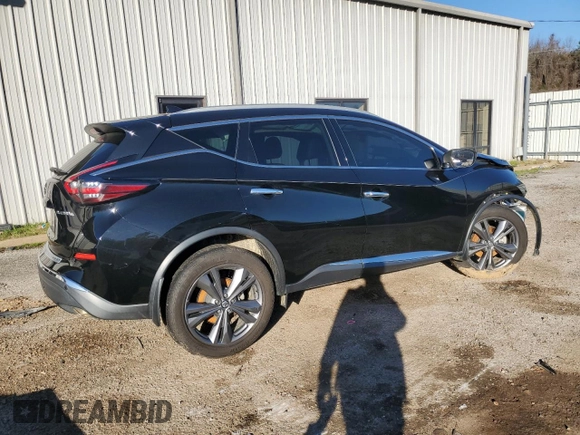 2020 Nissan Murano Platinum z VIN 5N1AZ2DJ4LN139866, wystawiony jako Copart lot #87171934 z przebiegiem 70 306 mil mil oraz Szkoda całkowita • Salvage title. Historia ofert i sprzedaży dostępna na DreamBid. Obrazek 3.