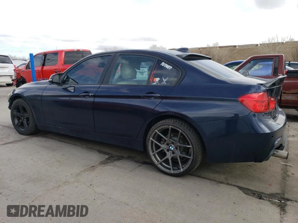 2015 BMW 3 Series 328i with VIN WBA3A5G51FNS87205, listed as a Copart auction lot 47498005 with 65,523 mi miles and Salvage Title. Bid and sale history available at DreamBid. Image 2.