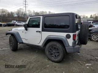 2015 Jeep Wrangler Sport with VIN 1C4AJWAG1FL525429, listed as a Copart auction lot 43033025 with 93,972 mi miles and Salvage title. Bid and sale history available at DreamBid. Image 2.