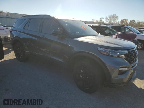 2023 Ford Explorer ST-Line z VIN 1FMSK8KH5PGB04288, wystawiony jako Copart lot #79953984 z przebiegiem Nie podano mil oraz Szkoda całkowita • Salvage title. Historia ofert i sprzedaży dostępna na DreamBid. Obrazek 4.