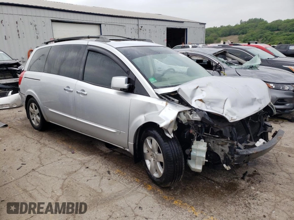2004 Nissan Quest SE z VIN 5N1BV28U74N325634, wystawiony jako Copart lot #54238404 z przebiegiem Nie podano mil oraz Szkoda całkowita • Salvage title. Historia ofert i sprzedaży dostępna na DreamBid. Obrazek 4.