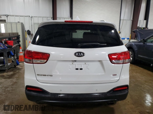 2016 Kia Sorento LX with VIN 5XYPG4A39GG053357, listed as a Copart auction lot 46892525 with 78,402 mi miles and Clean Title. Bid and sale history available at carsss.com. Image 6.