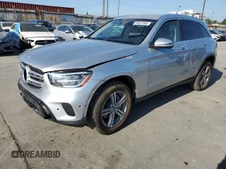 2021 Mercedes-Benz GLC 300 with VIN W1N0G8DB1MF917983, listed as a Copart auction lot 64031905 with 18,743 mi miles and Salvage title. Bid and sale history available at DreamBid. Image 1.