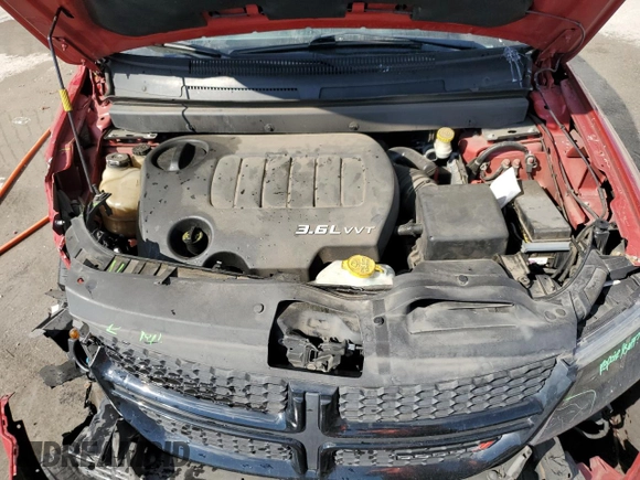 2015 Dodge Journey Crossroad with VIN 3C4PDDGG7FT533617, listed as a Copart auction lot 50380085 with 145,243 mi miles and Salvage title. Bid and sale history available at DreamBid. Image 12.