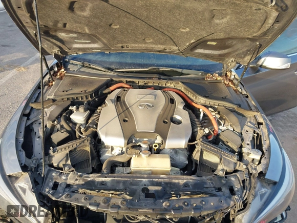 2014 Infiniti Q50 Hybrid Sport with VIN JN1AV7AP4EM691658, listed as a IAAI auction lot 41164910 with 90,521 mi miles and . Bid and sale history available at DreamBid. Image 10.