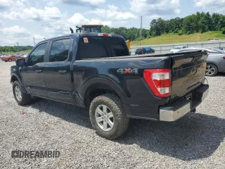 2022 Ford F-150 XL with VIN 1FTFW1E51NFA04887, listed as a Copart auction lot 55734705 with 123,590 mi miles and Salvage title. Bid and sale history available at DreamBid. Image 2.