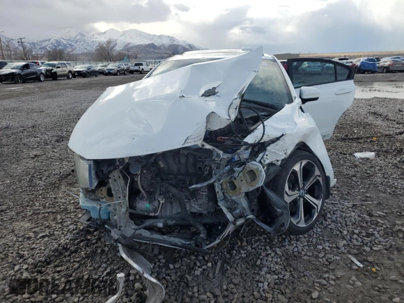 2015 Honda Civic Sedan Si with VIN 2HGFB6E55FH707595, listed as a Copart auction lot 45353825 with 0 mi miles and Salvage Title. Bid and sale history available at carsss.com. Image 5.