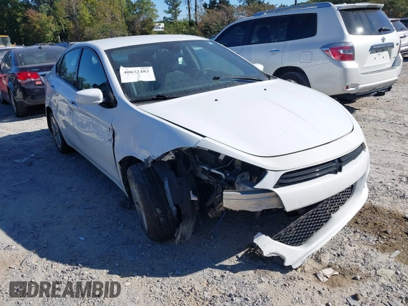 2016 Dodge Dart SXT with VIN 1C3CDFBA1GD604660, listed as a IAAI auction lot 40632482 with 119,508 mi miles and . Bid and sale history available at carsss.com. Image 6.
