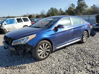 2017 Hyundai Sonata Sport with VIN 5NPE34AF8HH469178, listed as a Copart auction lot 48512795 with 97,987 mi miles and Salvage Title. Bid and sale history available at DreamBid. Image 1.