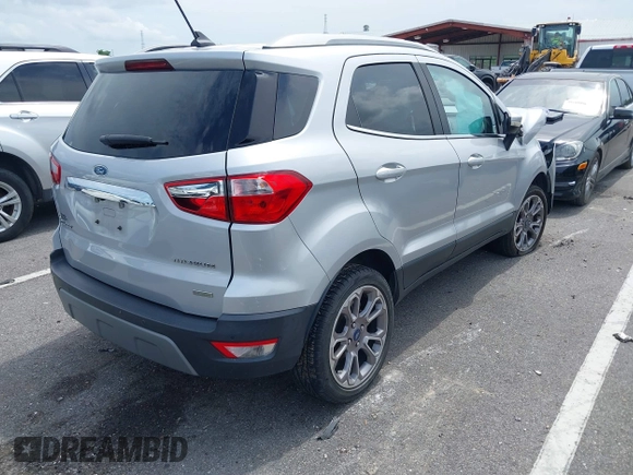 2019 Ford EcoSport Titanium with VIN MAJ3S2KE8KC271407, listed as a IAAI auction lot 39585454 with 74,104 mi miles and . Bid and sale history available at DreamBid. Image 4.
