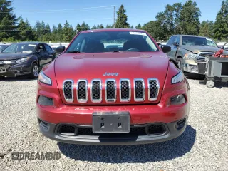 2017 Jeep Cherokee Sport with VIN 1C4PJMABXHD230619, listed as a Copart auction lot 64120275 with 101,327 mi miles and Salvage title. Bid and sale history available at DreamBid. Image 5.