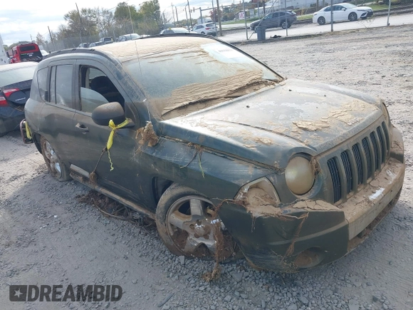 2007 Jeep Compass Limited with VIN 1J8FF57W17D236166, listed as a IAAI auction lot 40618823 with 1 mi miles. Bid and sale history available at carsss.com. Image 1.