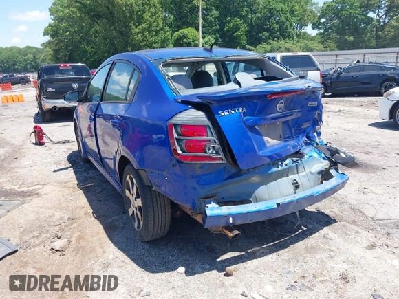 2012 Nissan Sentra S with VIN 3N1AB6AP9CL783147, listed as a IAAI auction lot 42309268 with 135,000 mi miles and . Bid and sale history available at DreamBid. Image 3.