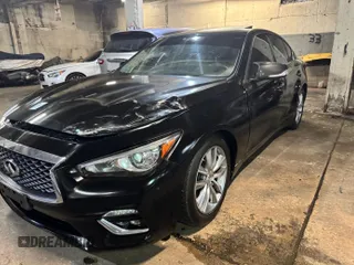 2020 Infiniti Q50 with VIN JN1EV7AR9LM252987, listed as a IAAI auction lot 42172320 with 55,119 mi miles and . Bid and sale history available at DreamBid. Image 2.