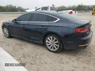 2018 Audi A5 Sportback Premium Plus with VIN WAUBNCF5XJA134697, listed as a Copart auction lot 45027994 with 48,499 mi miles. Bid and sale history available at carsss.com. Image 2.