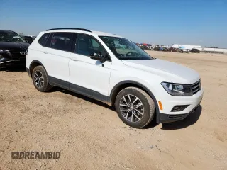 2021 Volkswagen Tiguan S with VIN 3VV1B7AX0MM016271, listed as a Copart auction lot 61288165 with 56,270 mi miles and Clean title. Bid and sale history available at DreamBid. Image 4.