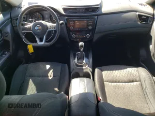 2017 Nissan Rogue SV with VIN 5N1AT2MT8HC758024, listed as a Copart auction lot 47753495 with 104,751 mi miles and Salvage Title. Bid and sale history available at carsss.com. Image 8.