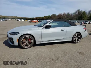 2024 BMW 4 Series 430i xDrive with VIN WBA43AT08RCN97661, listed as a Copart auction lot 71480614 with 2,383 mi miles and Salvage Title. Bid and sale history available at carsss.com. Image 1.