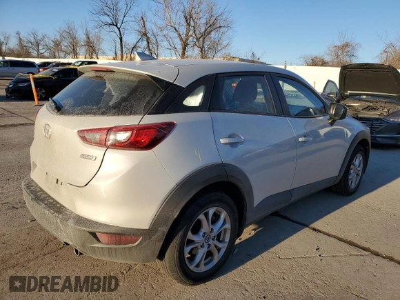 2019 Mazda CX-3 Sport with VIN JM1DKFB77K1459368, listed as a Copart auction lot 42801865 with Not Provided miles and Salvage Title. Bid and sale history available at carsss.com. Image 3.