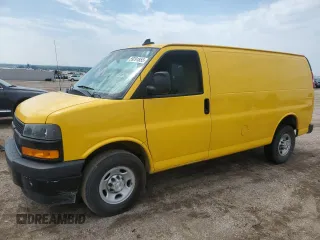 2020 Chevrolet Express Cargo with VIN 1GCWGAFP3L1271813, listed as a Copart auction lot 59291855 with 113,956 mi miles and Clean title. Bid and sale history available at DreamBid. Image 1.