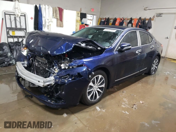 2016 Acura TLX with VIN 19UUB1F33GA003273, listed as a Copart auction lot 45432345 with 67,490 mi miles and Salvage Title. Bid and sale history available at carsss.com. Image 1.