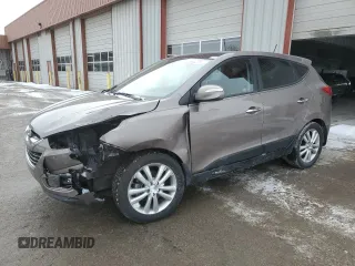 2011 Hyundai Tucson Limited with VIN KM8JUCAC1BU315061, listed as a Copart auction lot 45864255 with 55,057 mi miles and Salvage Title. Bid and sale history available at DreamBid. Image 1.