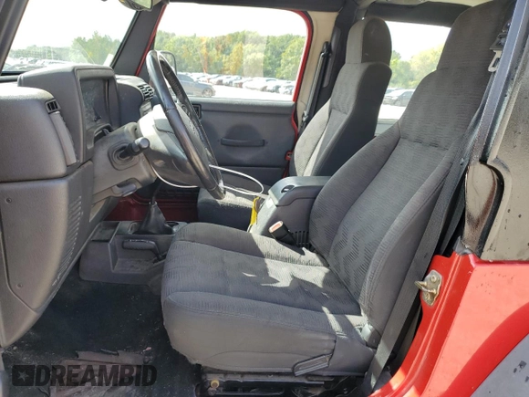 2005 Jeep Wrangler Sport with VIN 1J4FA49S55P372302, listed as a Copart auction lot 71910584 with 116,099 mi miles and Clean Title. Bid and sale history available at carsss.com. Image 7.