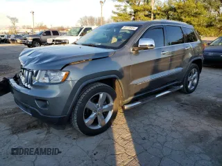 2011 Jeep Grand Cherokee Overland with VIN 1J4RS6GGXBC601757, listed as a Copart auction lot 82770454 with 132,109 mi miles and Salvage Title. Bid and sale history available at DreamBid. Image 1.