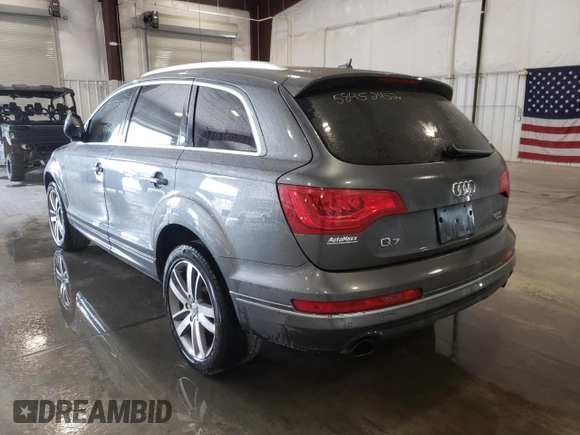 2015 Audi Q7 3.0T Premium Plus with VIN WA1LGAFE4FD004694, listed as a Copart auction lot 58452452 with 105,608 mi miles. Bid and sale history available at carsss.com. Image 3.