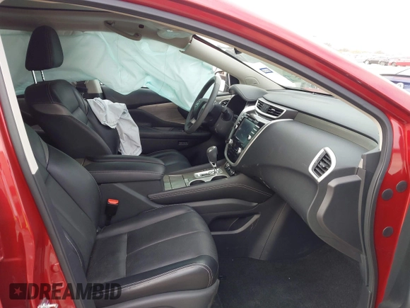2017 Nissan Murano SV with VIN 5N1AZ2MGXHN156862, listed as a IAAI auction lot 41761375 with 8,430 mi miles. Bid and sale history available at carsss.com. Image 5.