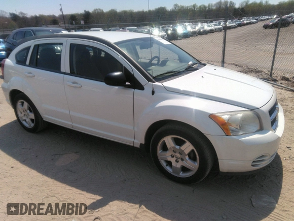 2009 Dodge Caliber SXT with VIN 1B3HB48A19D259105, listed as a IAAI auction lot 41881974 with 127,096 mi miles and . Bid and sale history available at DreamBid. Image 1.