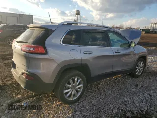 2017 Jeep Cherokee Limited with VIN 1C4PJLDBXHW522183, listed as a Copart auction lot 47146775 with 137,869 mi miles and Salvage Title. Bid and sale history available at carsss.com. Image 3.