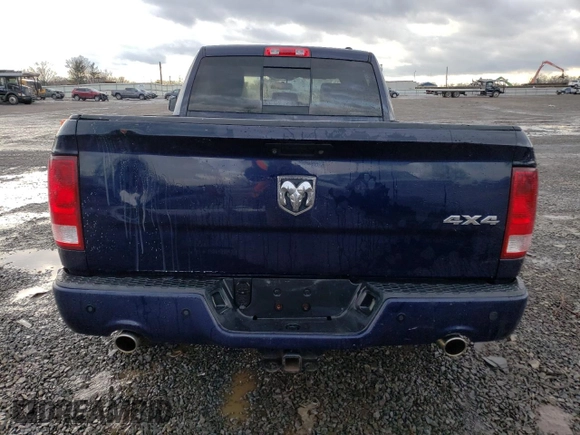 2012 Ram 1500 Sport with VIN 1C6RD7HT8CS215211, listed as a Copart auction lot 44674055 with 126,052 mi miles and Salvage title. Bid and sale history available at DreamBid. Image 6.
