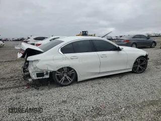 2021 BMW 3 Series 330i with VIN 3MW5R1J02M8C19809, listed as a Copart auction lot 47444745 with 89,647 mi miles and Salvage Title. Bid and sale history available at carsss.com. Image 3.