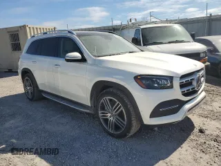 2023 Mercedes-Benz GLS 450 z VIN 4JGFF5KE7PA933683, wystawiony jako Copart lot #45693465 z przebiegiem 39 306 mil mil oraz Szkoda całkowita • Salvage title. Historia ofert i sprzedaży dostępna na DreamBid. Obrazek 4.