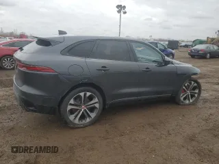 2021 Jaguar F-Pace S with VIN SADCJ2EX0MA681308, listed as a Copart auction lot 47428885 with 23,069 mi miles and Salvage title. Bid and sale history available at DreamBid. Image 3.